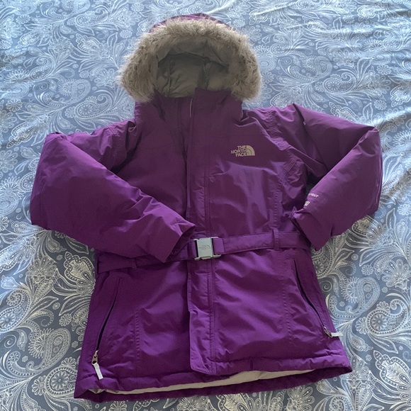 Girls xl north face ski coat